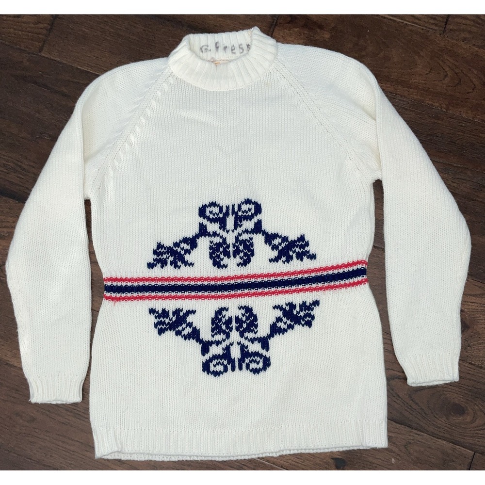 Fair Isle Womens Size Medium Ski Sweater